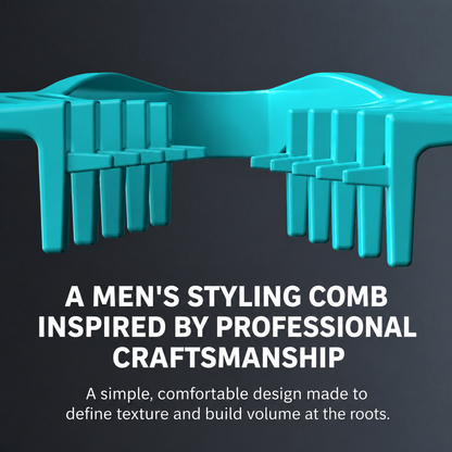 Professional-inspired hair texture styling comb