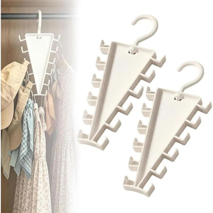 Stavuth 360° Rotating V-Shaped Closet Organizer