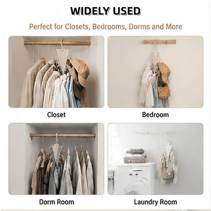 Stavuth 360° Rotating V-Shaped Closet Organizer