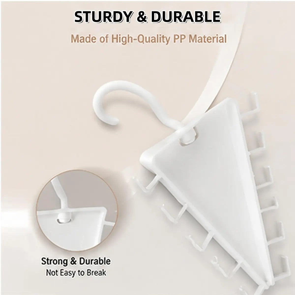 Stavuth 360° Rotating V-Shaped Closet Organizer