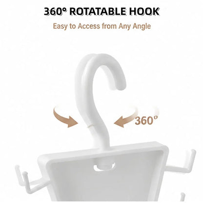 Stavuth 360° Rotating V-Shaped Closet Organizer
