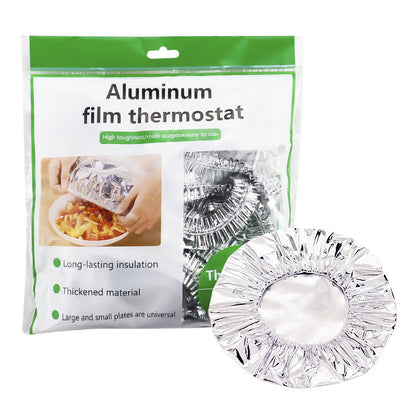 Reusable aluminum foil insulated food covers