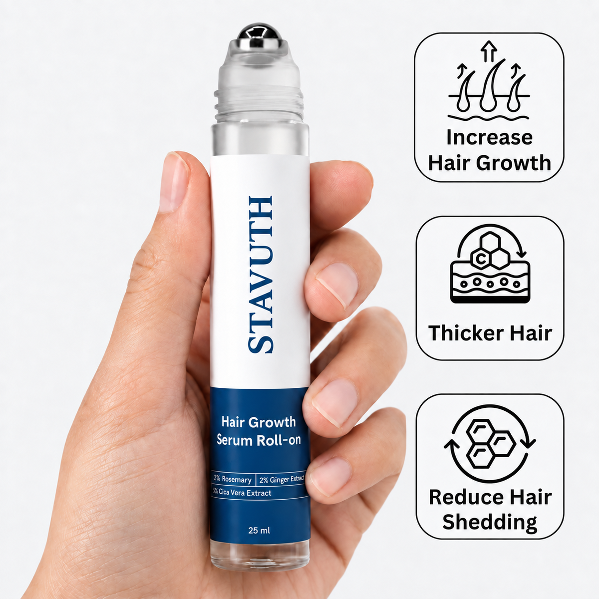 STAVUTH Hair Growth Roll-On Serum — product main image