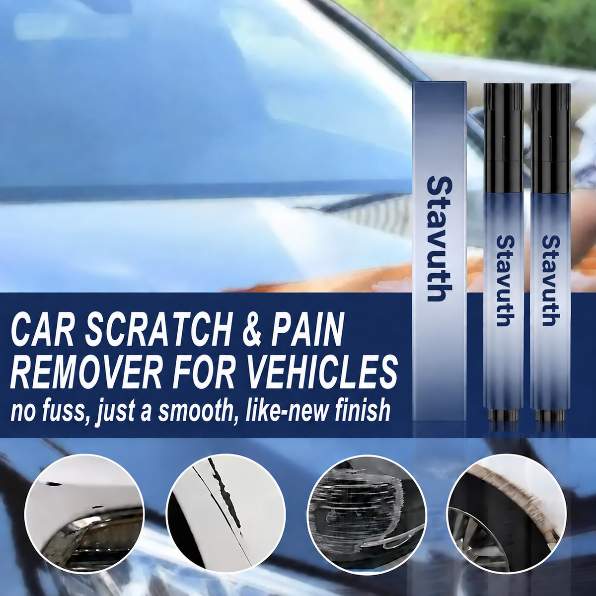 Stavuth Magic Car Scratch Removal Pen branded detail 12